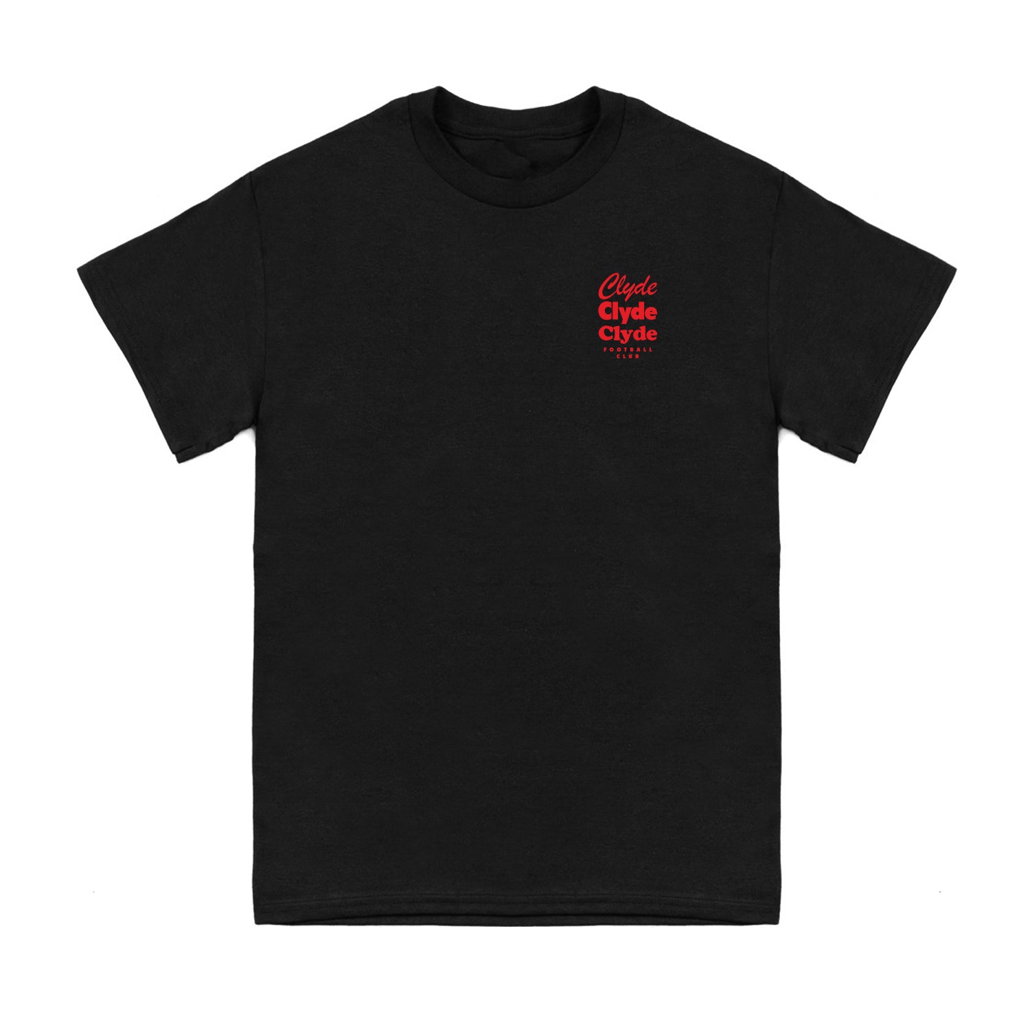 Clyde FC Stack T Shirt Black