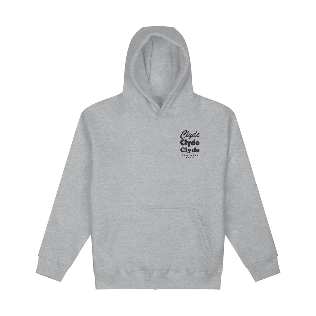 Clyde FC Stack Hoodie Grey