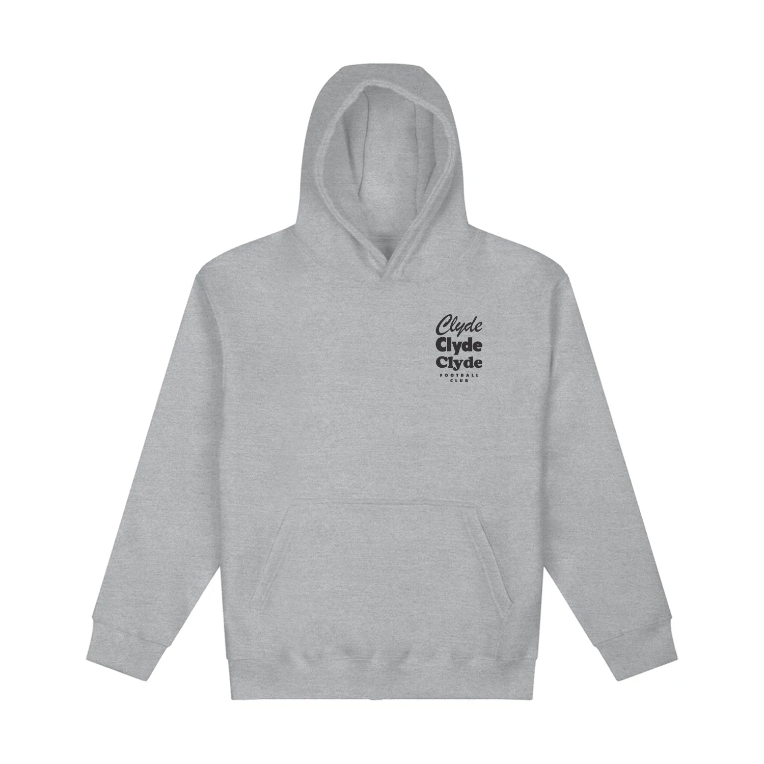 Clyde FC Stack Hoodie Grey