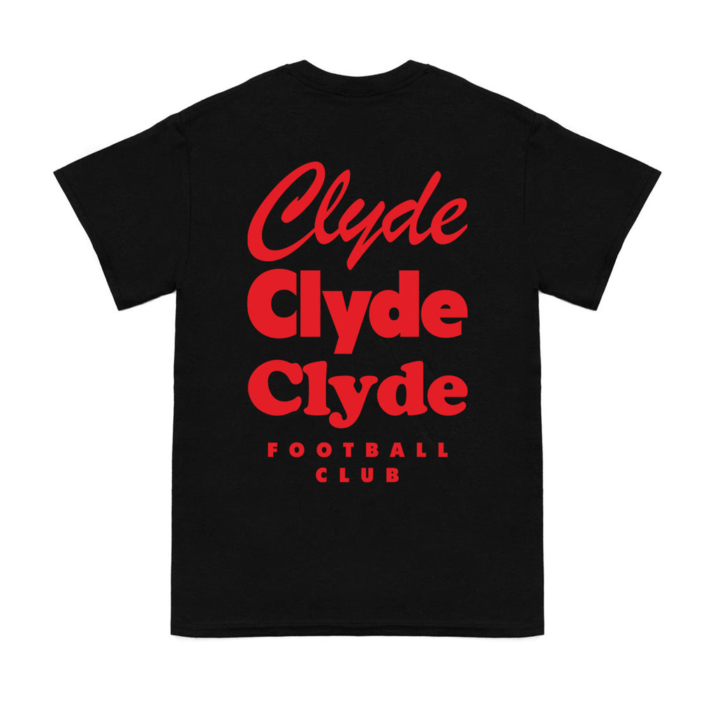 Clyde FC Stack T Shirt Black