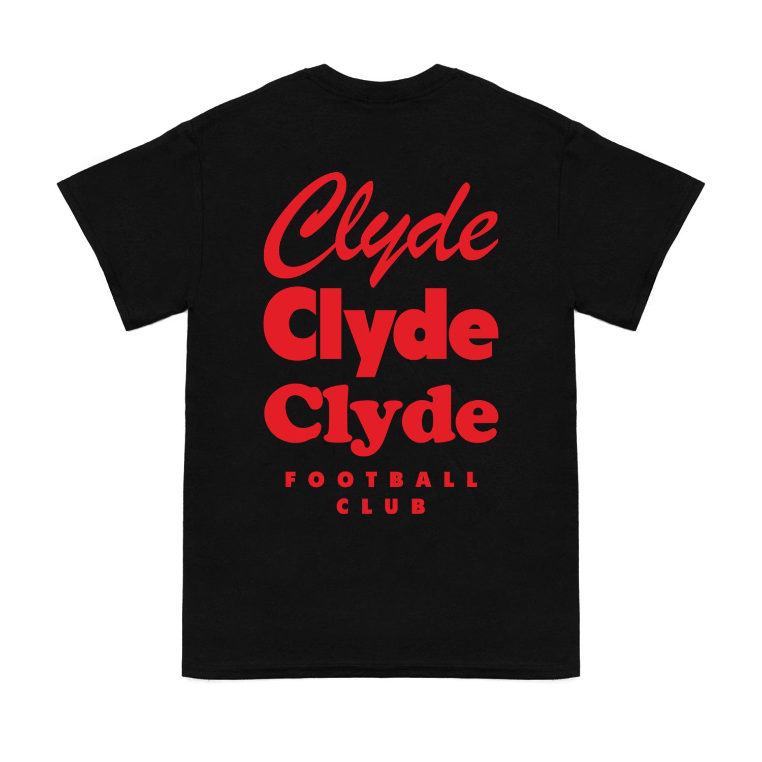 Clyde FC Stack T Shirt Black