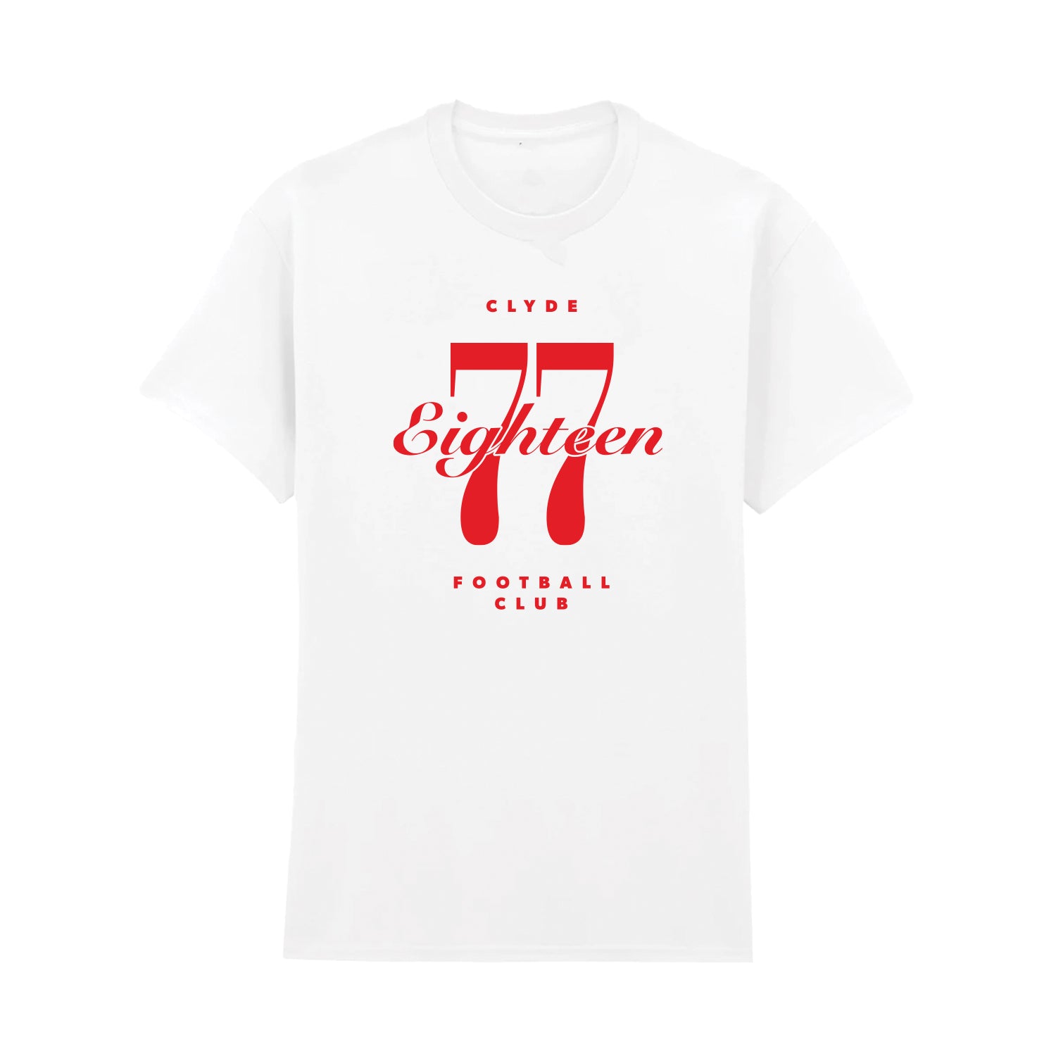 Clyde FC 1877 T Shirt White