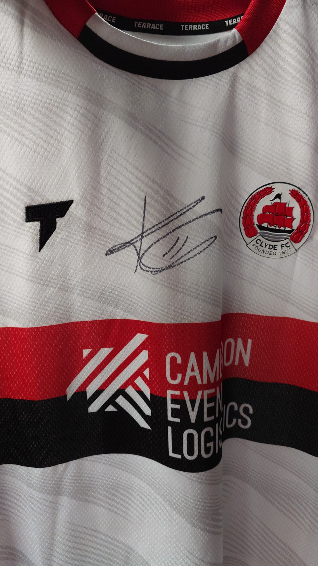 Win Kyle Connell's Match Worn Hat Trick Shirt