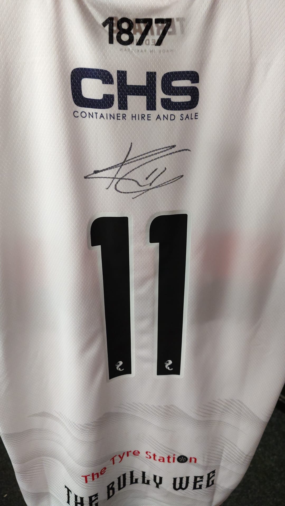 Win Kyle Connell's Match Worn Hat Trick Shirt